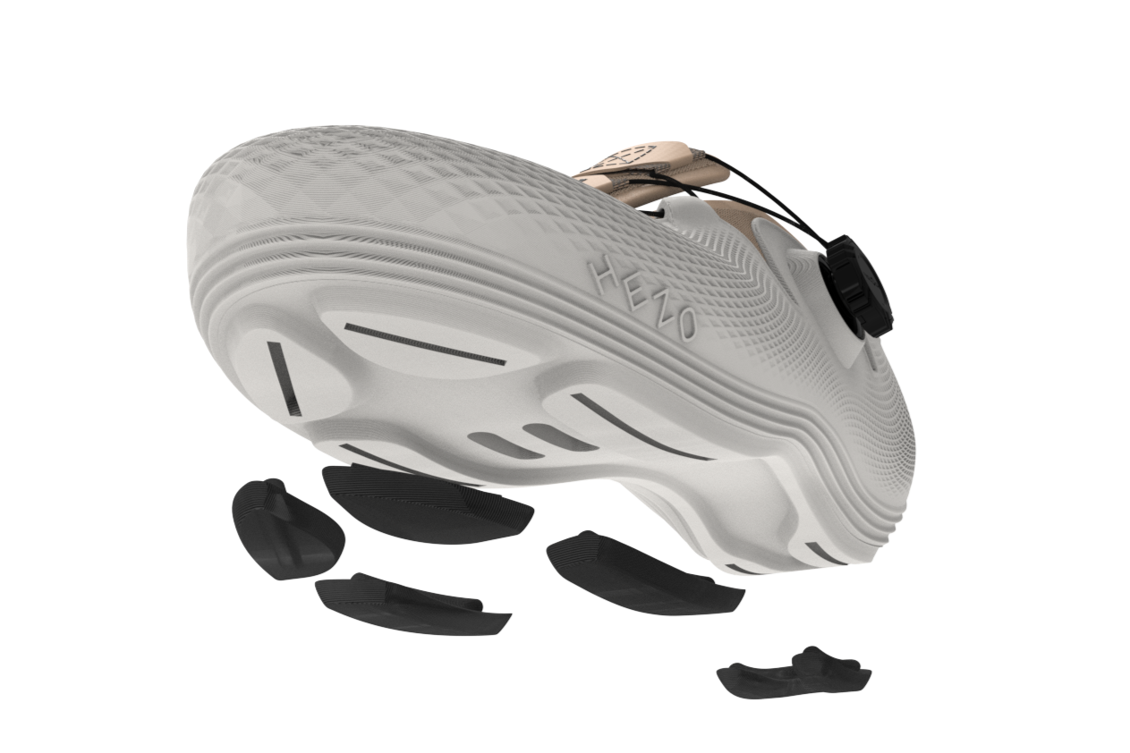 Maßgefertigte Gravelschuhe (3D-Druck)