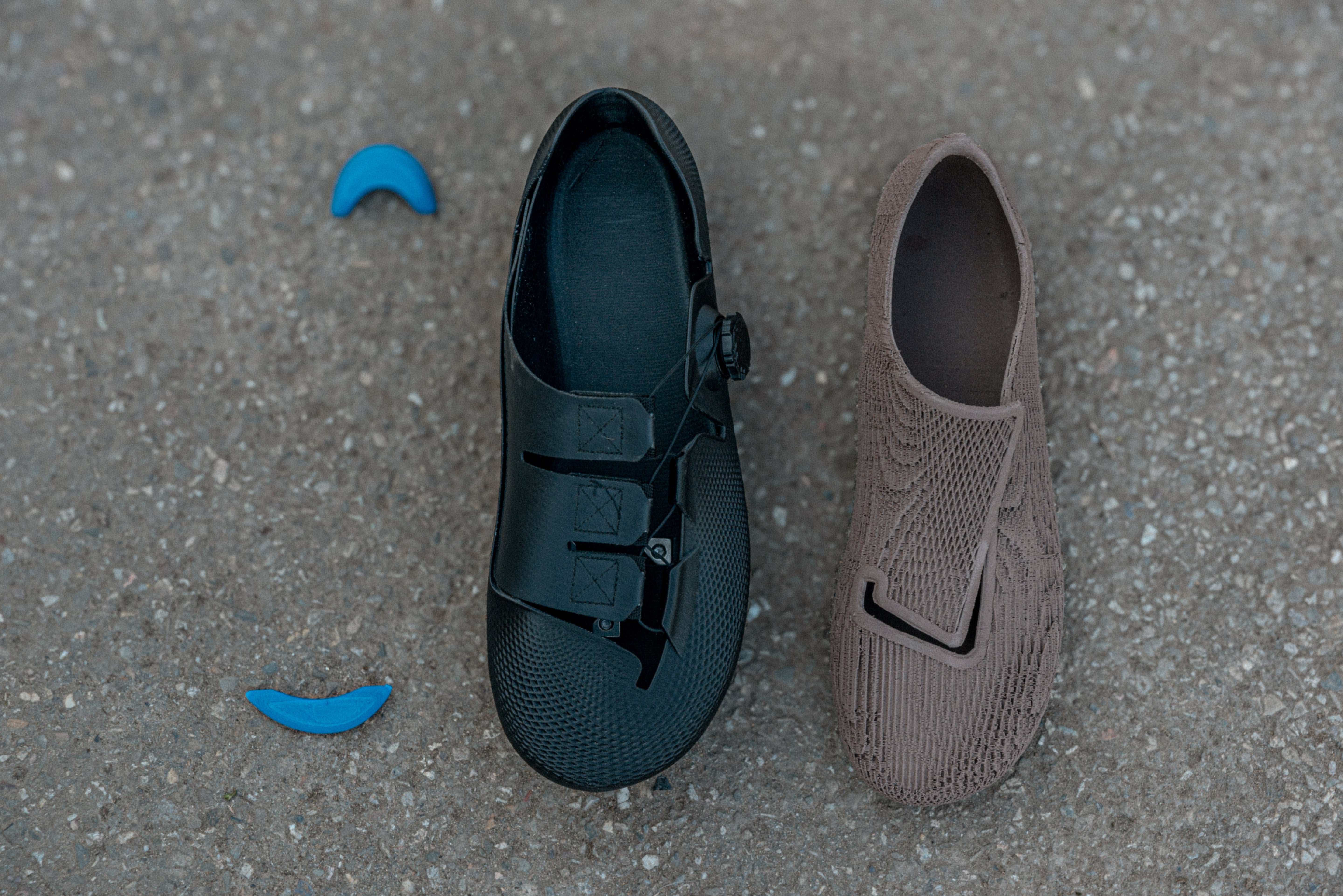 Maßgefertigte Rennradschuhe (Carbon 3D-Druck)