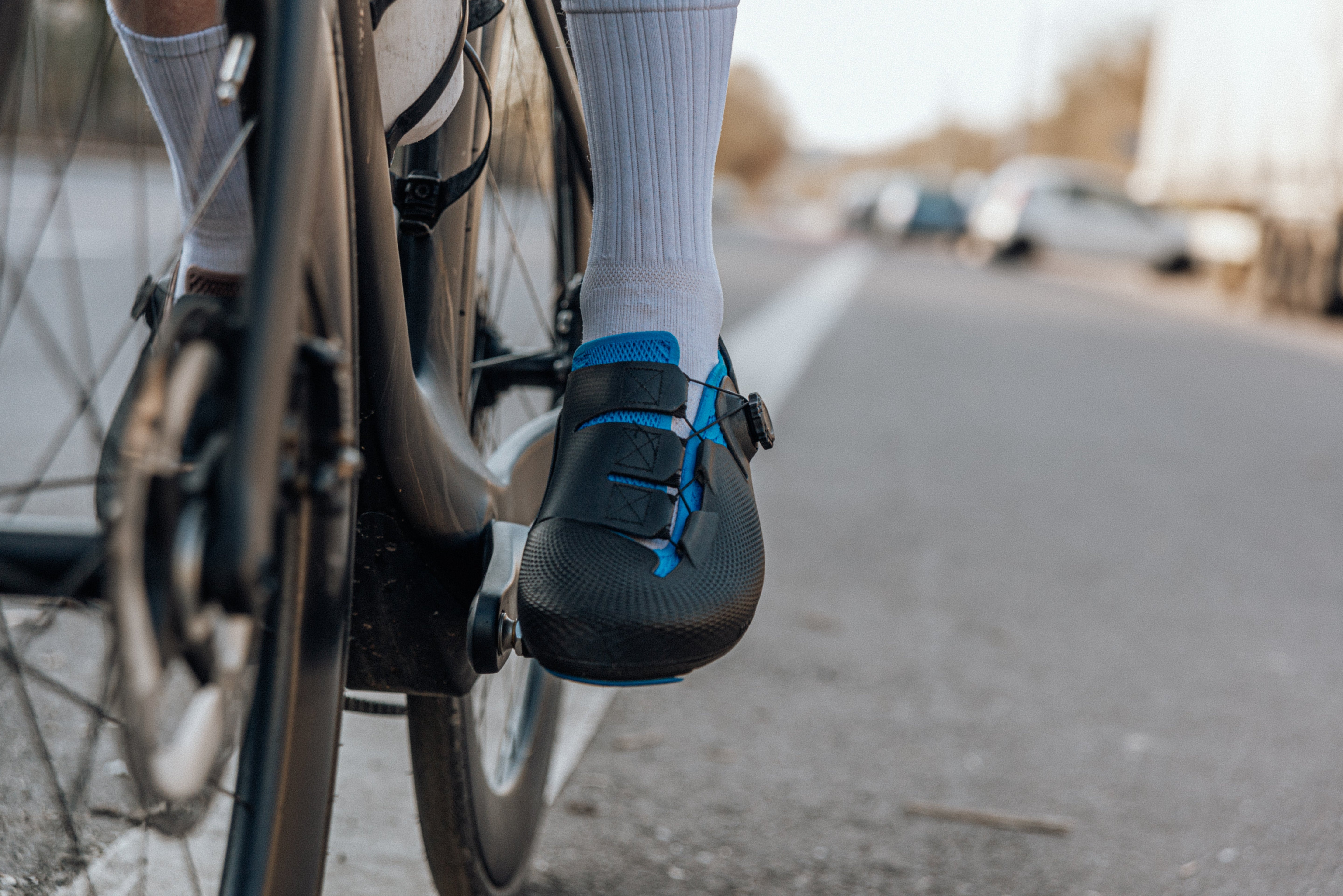 Maßgefertigte Rennradschuhe (Carbon 3D-Druck)