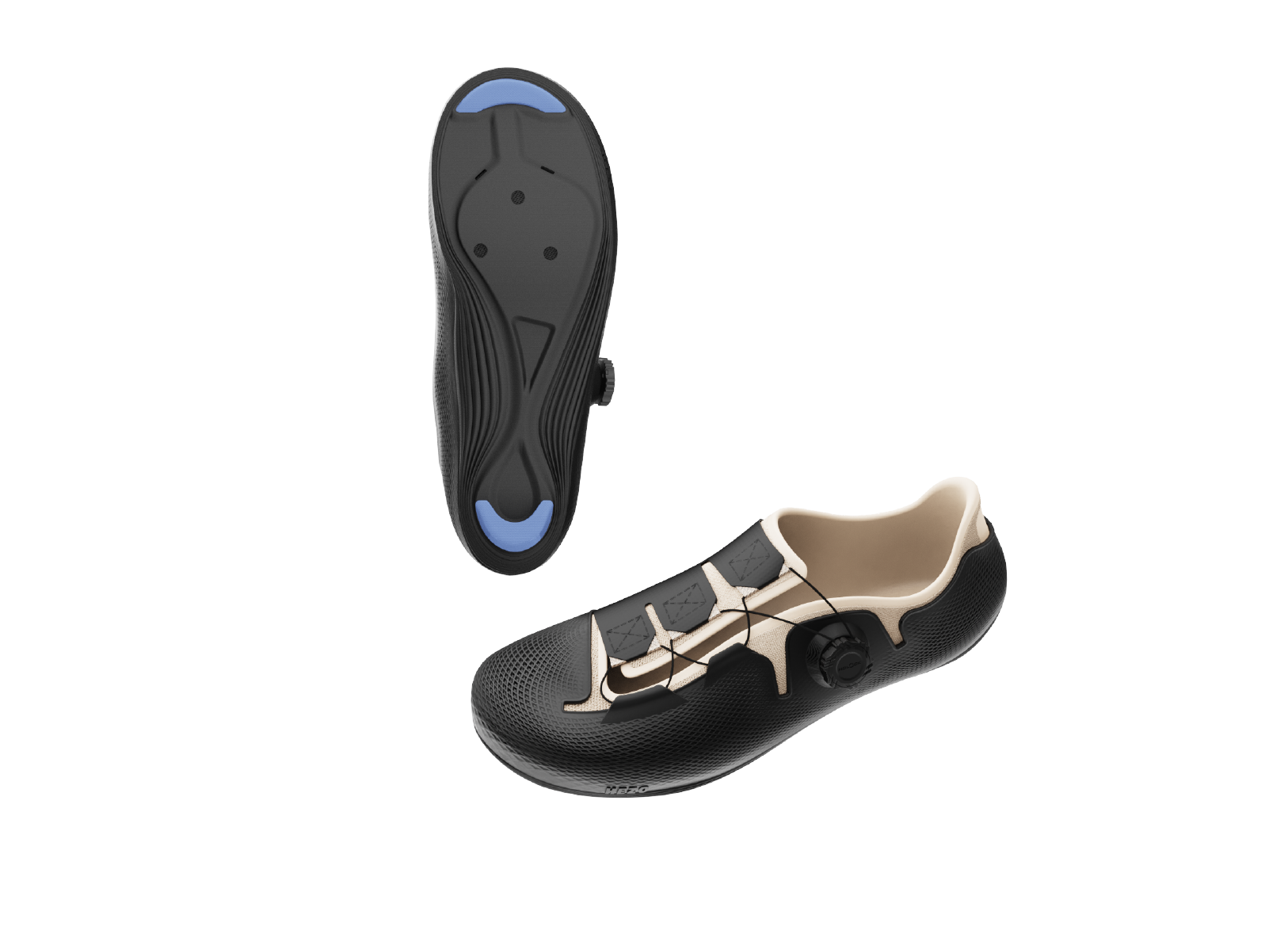 Maßgefertigte Rennradschuhe (Carbon 3D-Druck)