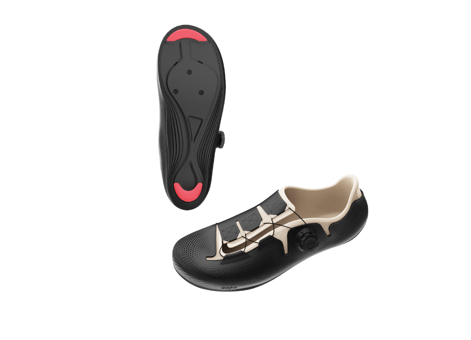 Maßgefertigte Rennradschuhe (Carbon 3D-Druck)