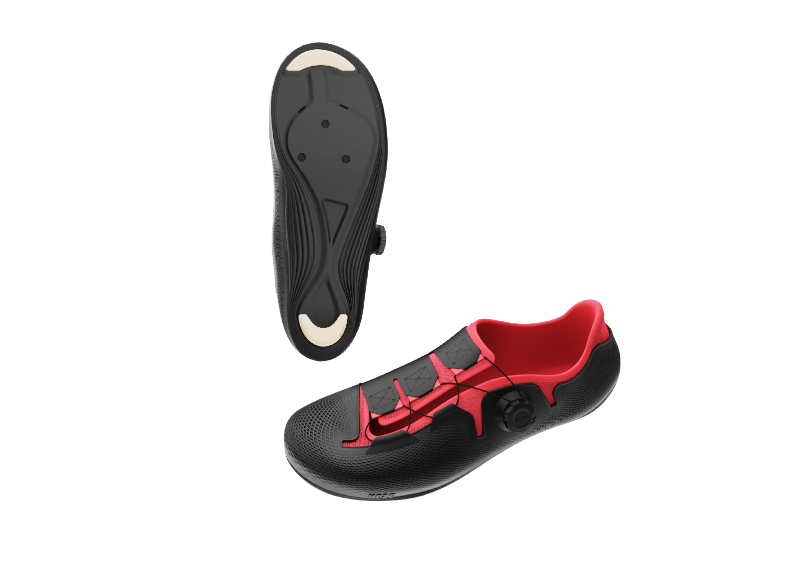 Maßgefertigte Rennradschuhe (Carbon 3D-Druck)