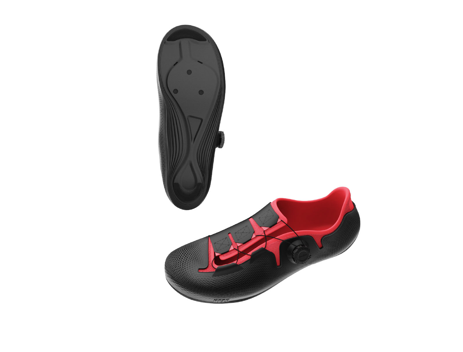 Maßgefertigte Rennradschuhe (Carbon 3D-Druck)