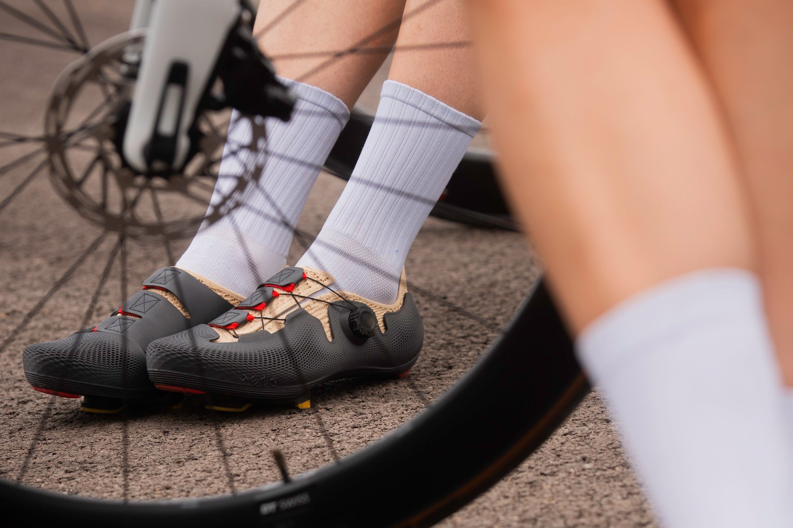 Maßgefertigte Rennradschuhe (Carbon 3D-Druck)